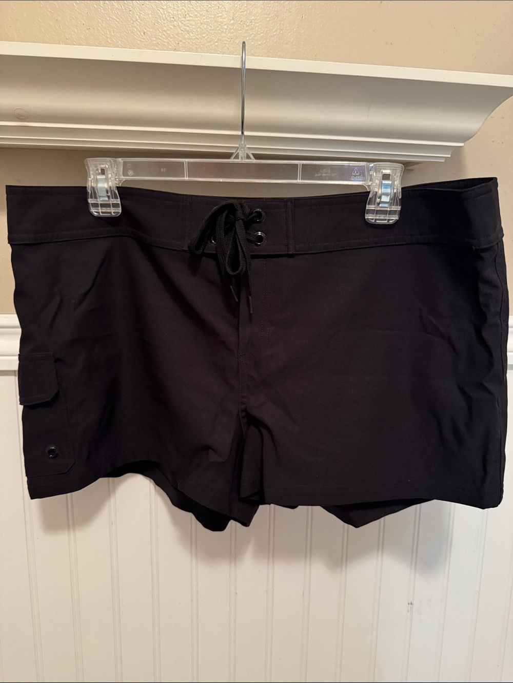 La Blanca Black Athletic Swim Shorts